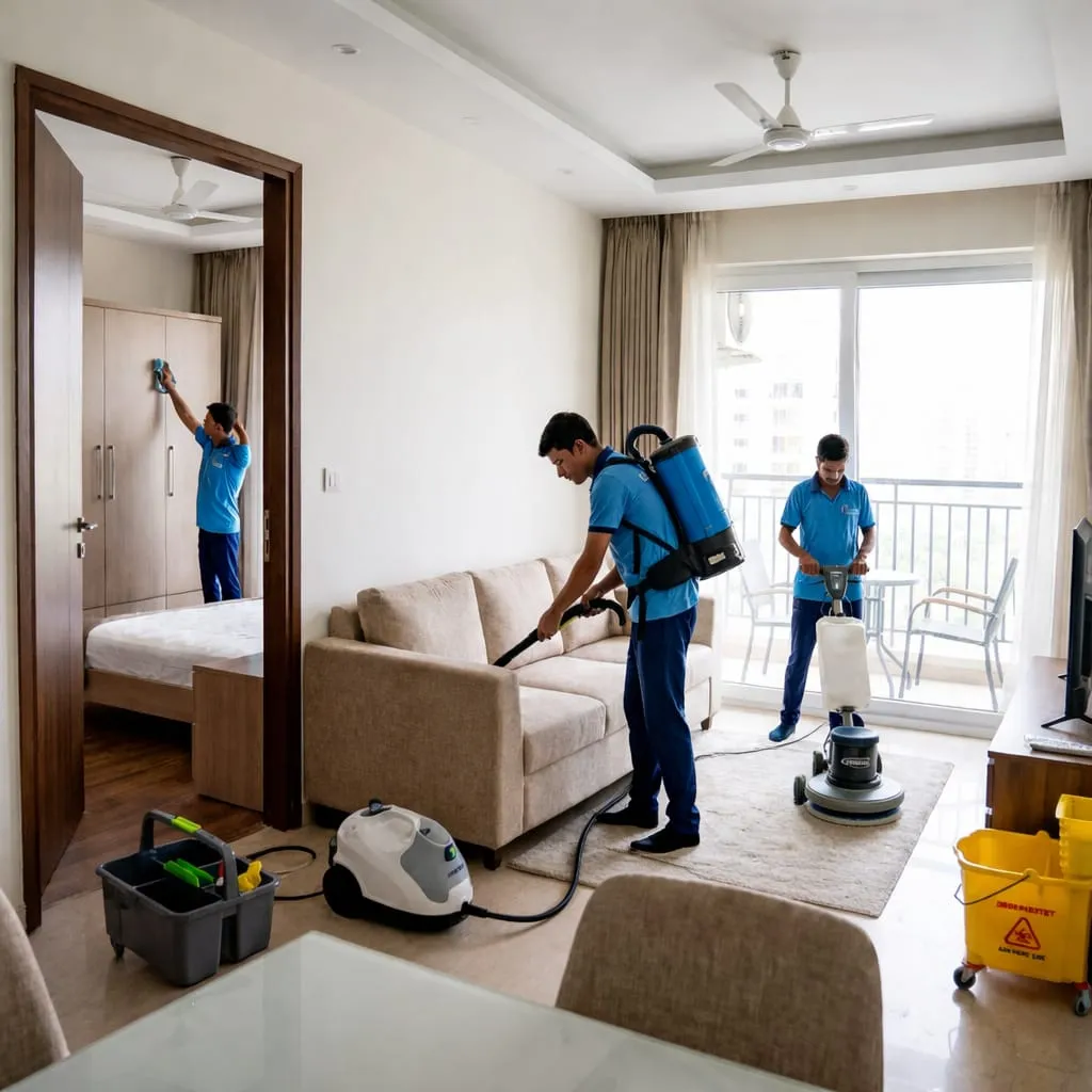 2 BHK Home cleaning