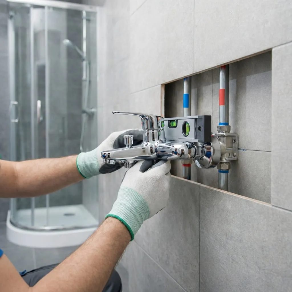 Hot & Cold Water Mixer Installation