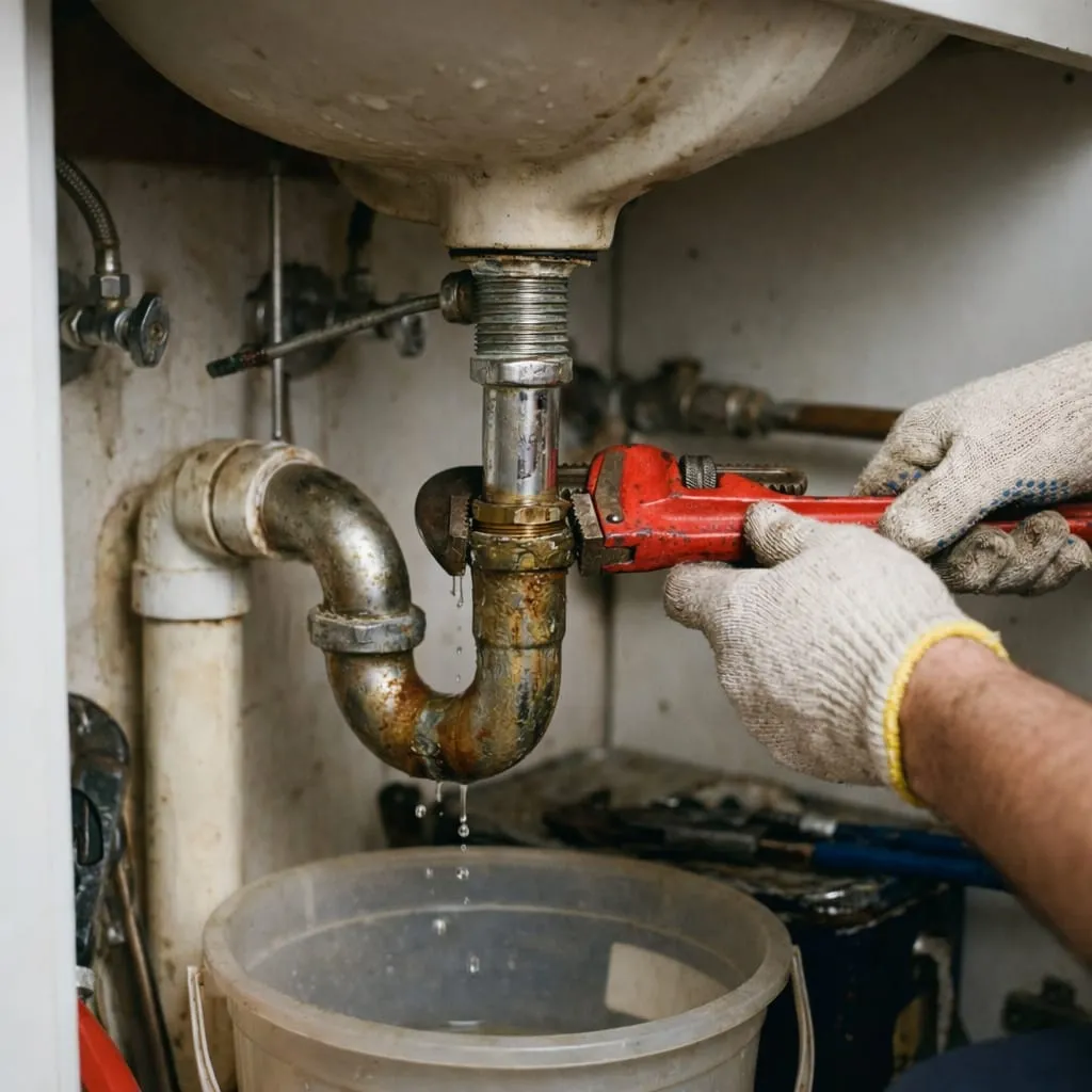 Wash Basin Leakage Repair