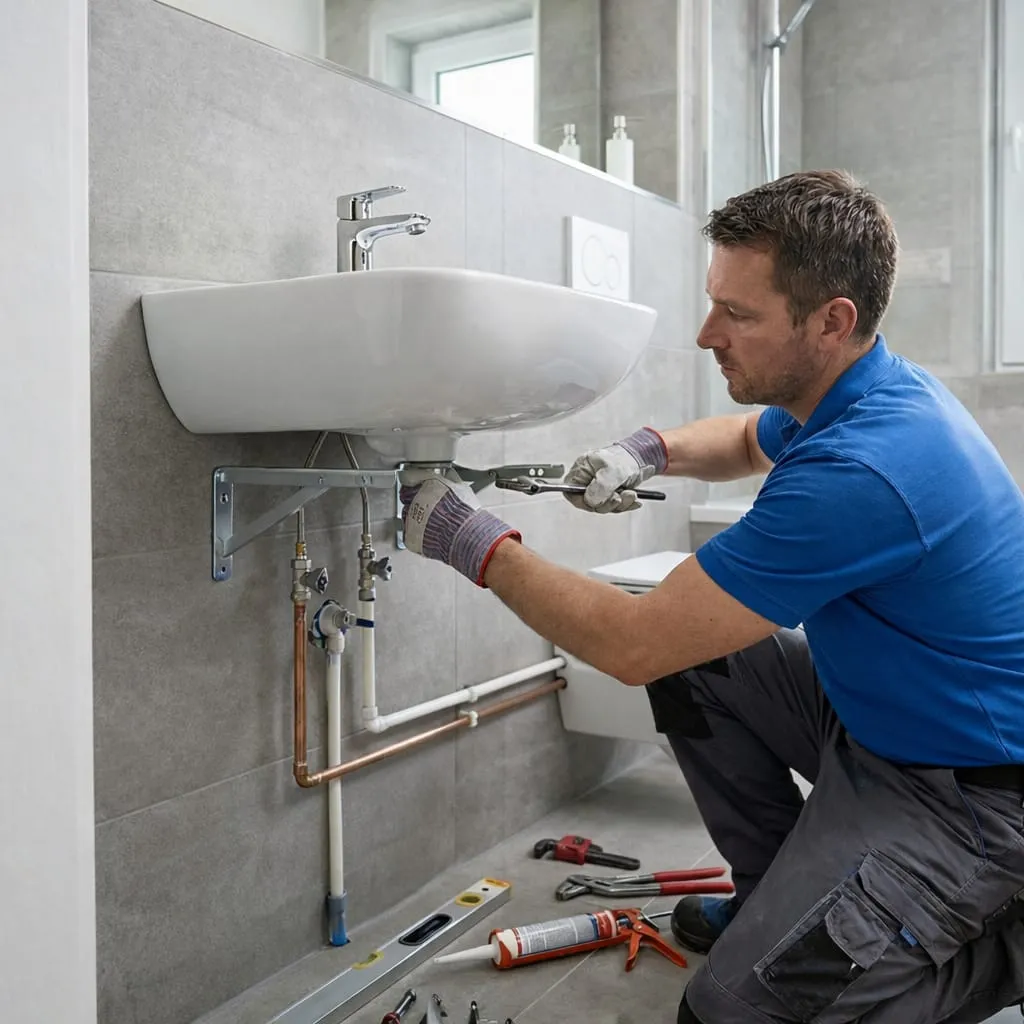 Wash Basin Installation