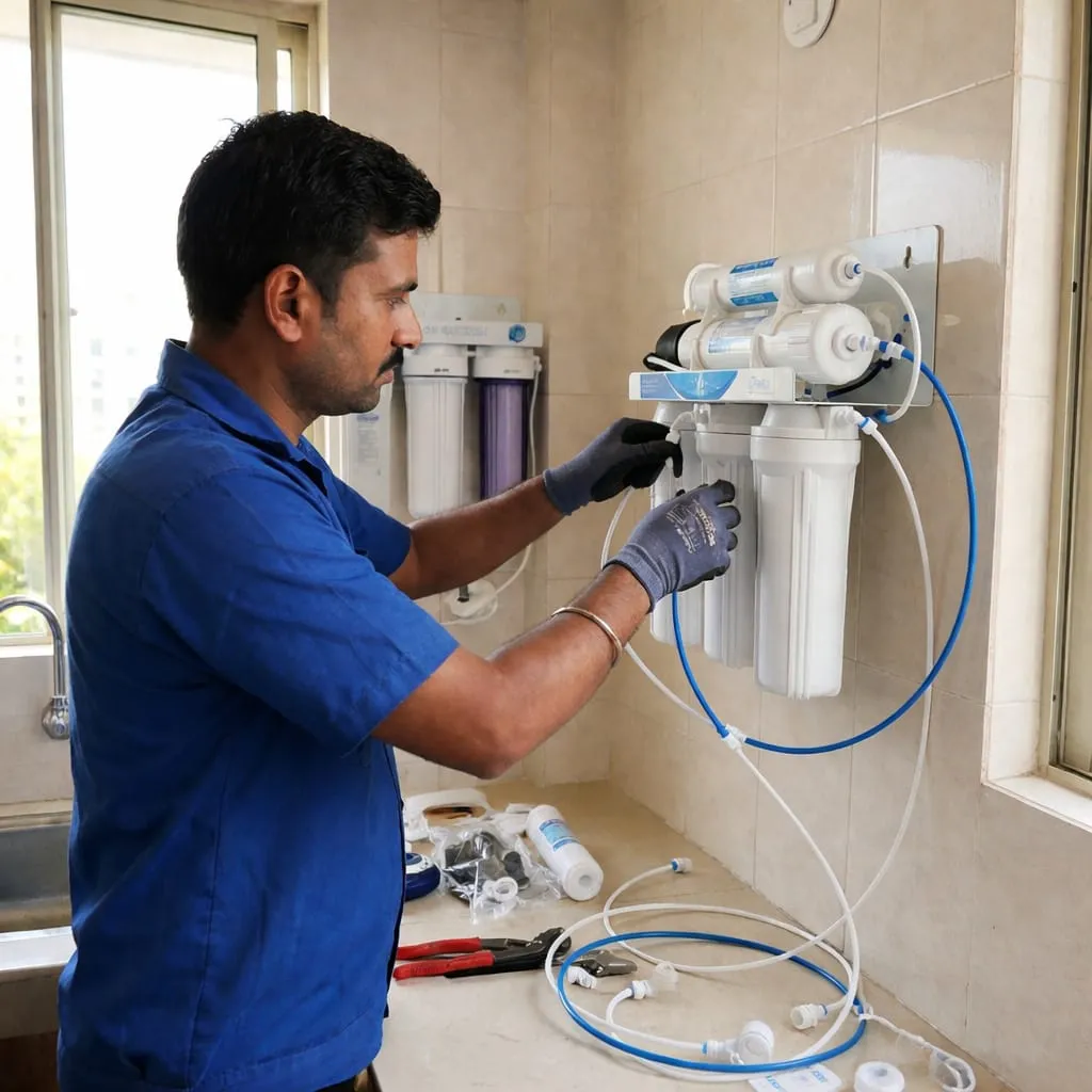 RO Water Connection Setup