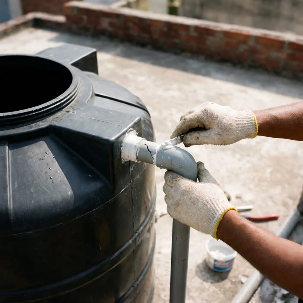 Overhead Tank Leakage Repair