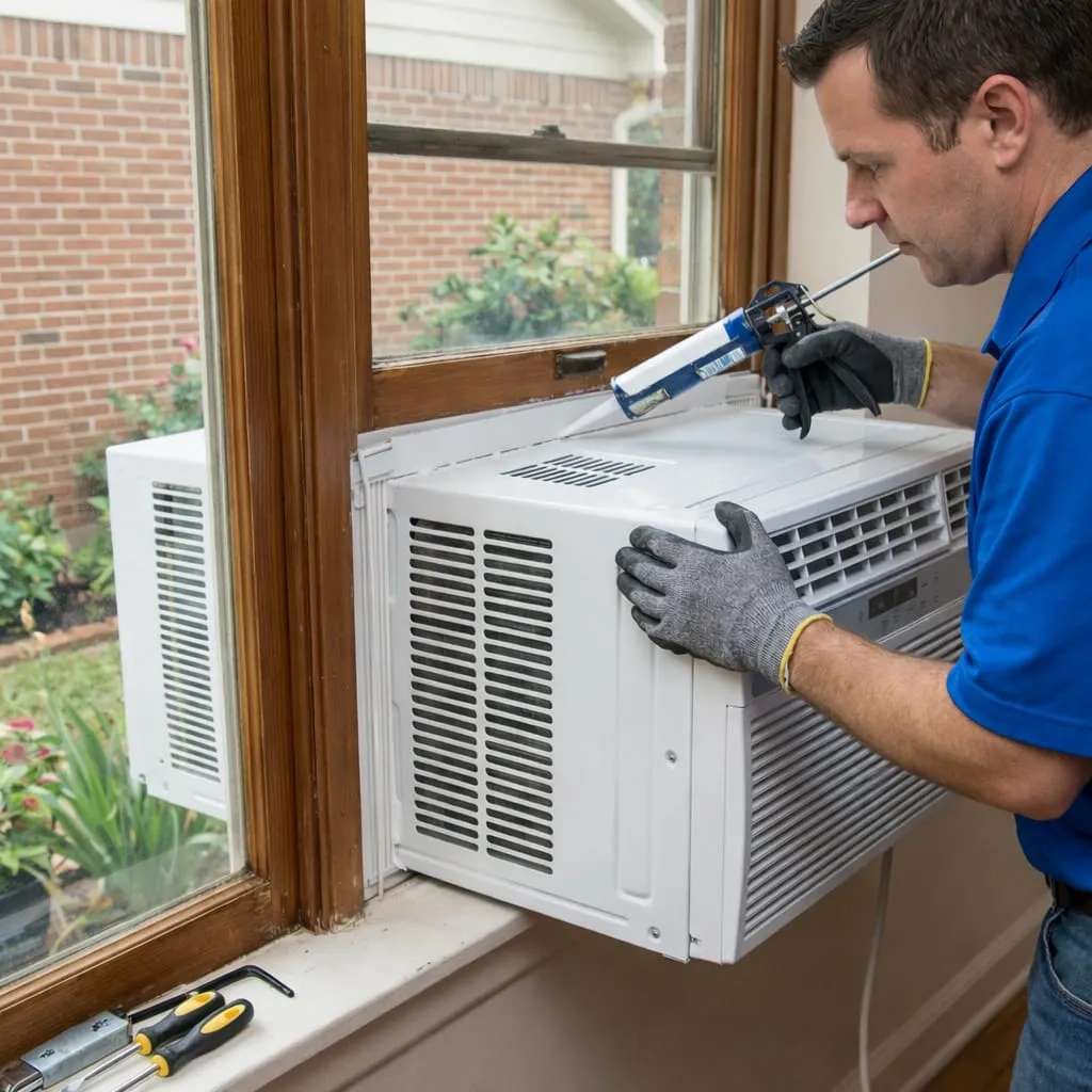 Window AC Installation
